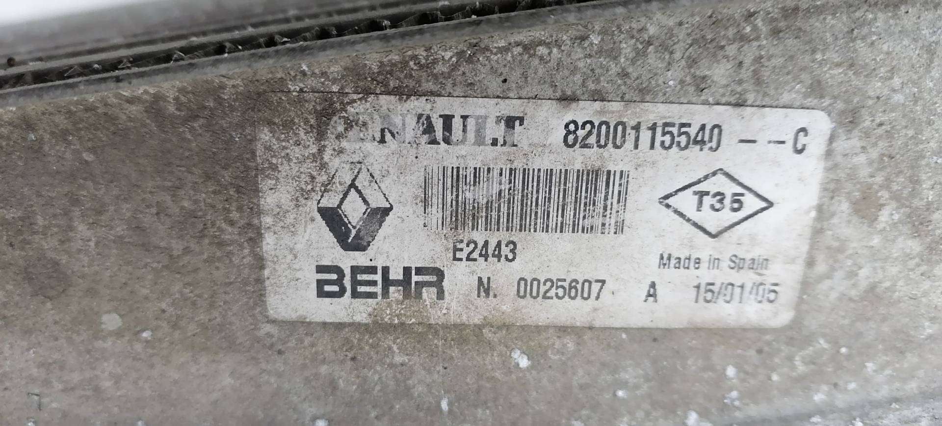 Интеркулер (радиатор интеркулера) Renault Scenic 2 купить в России