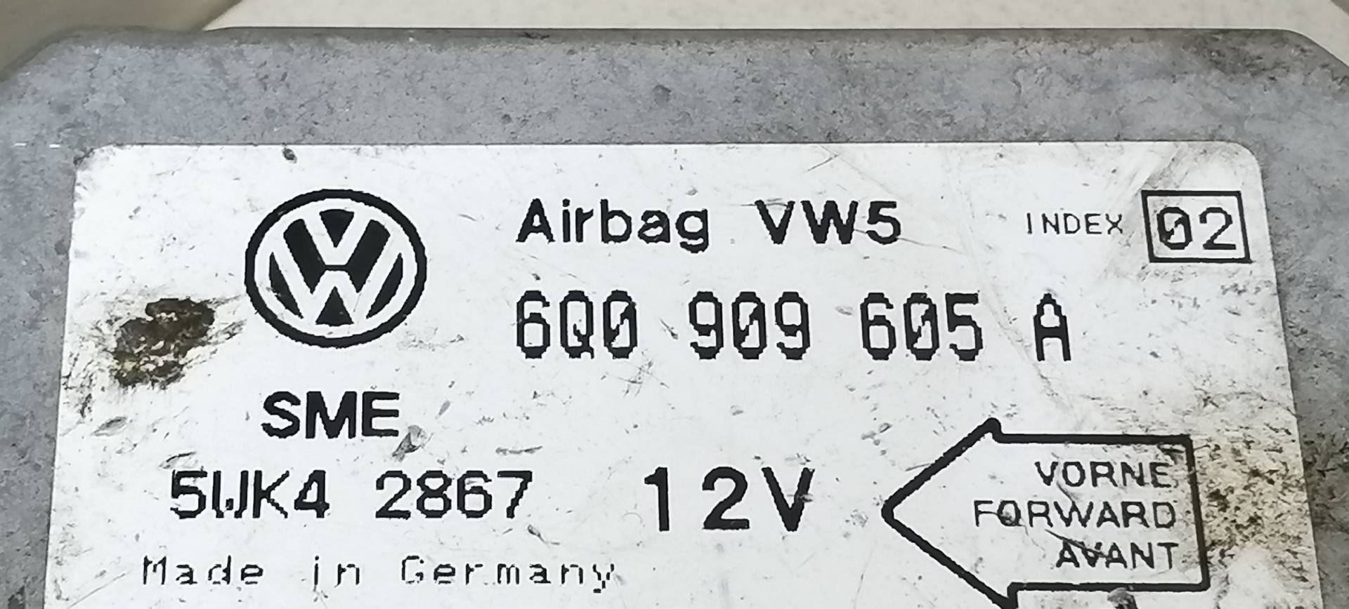 Блок управления Air Bag Volkswagen Passat 5 купить в Беларуси