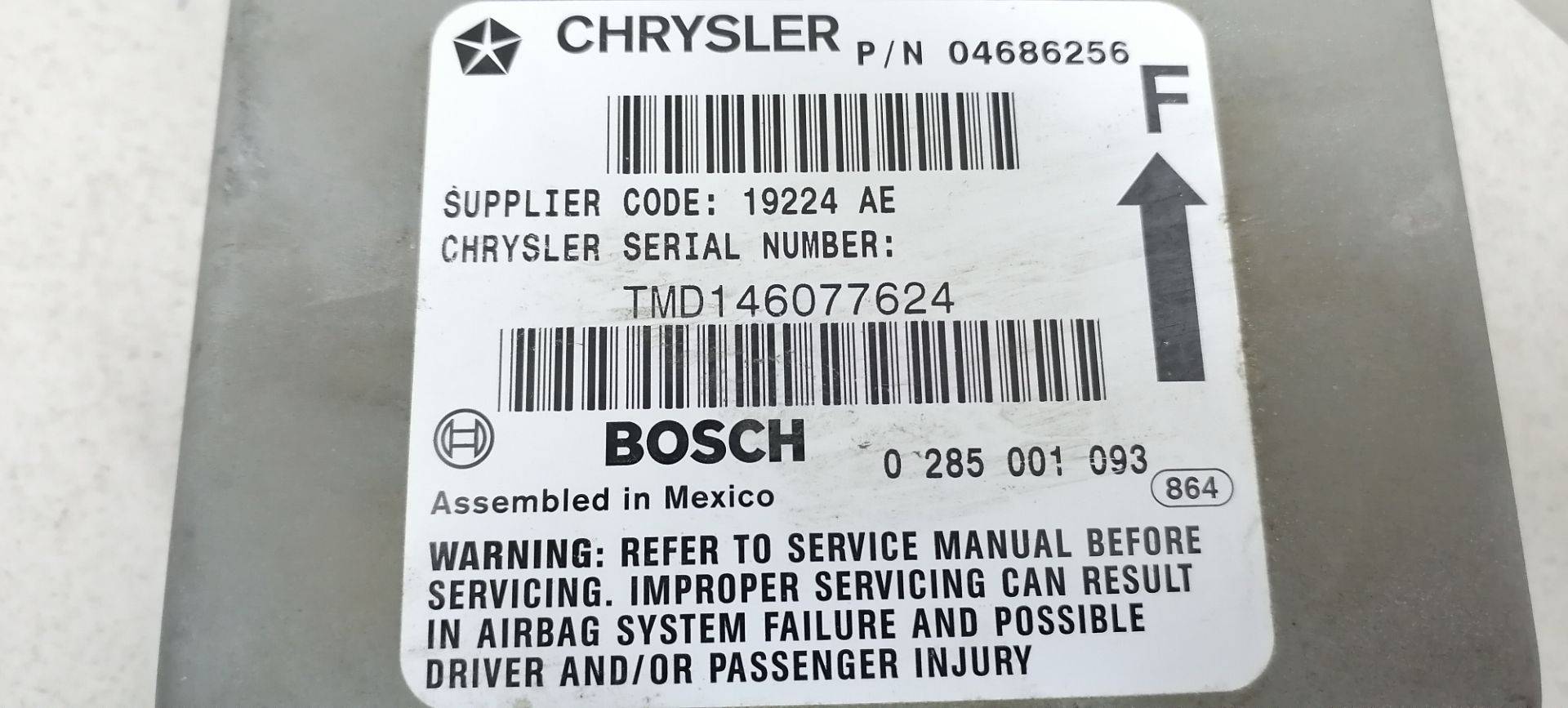 Блок управления Air Bag Chrysler Voyager 3 купить в России