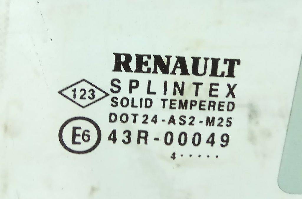 Стекло двери передней правой Renault Scenic 2 купить в России