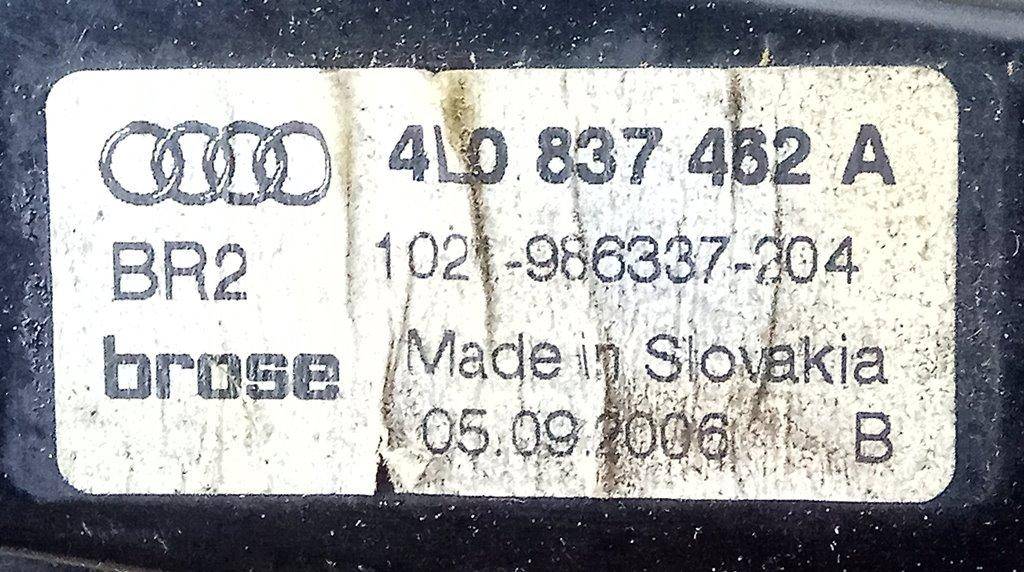 Стеклоподъемник электрический двери передней правой Audi Q7 4L купить в России