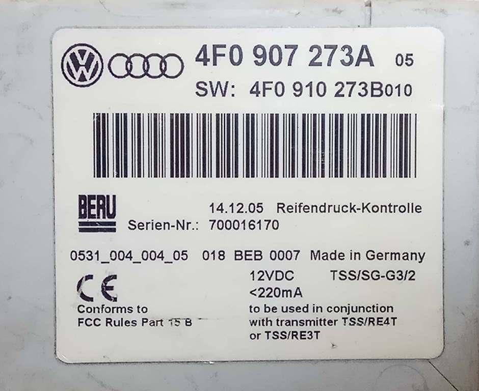 Блок контроля давления в шинах Audi A6 C6 купить в России