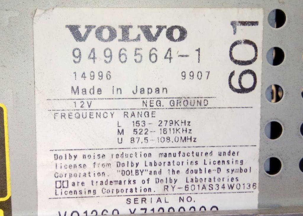 Магнитола Volvo S80 1 купить в Беларуси