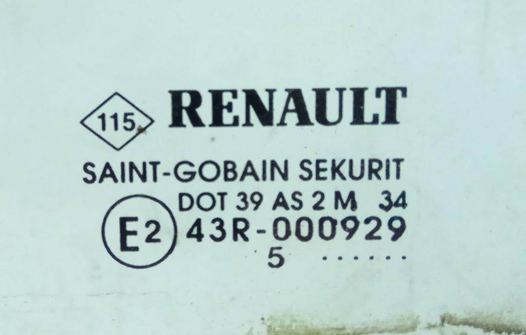 Стекло двери передней левой Renault Espace 4 купить в Беларуси