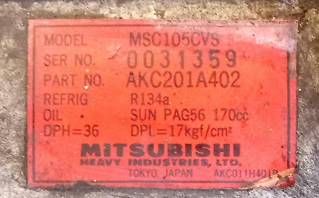 Компрессор кондиционера Mitsubishi Galant 7 купить в России