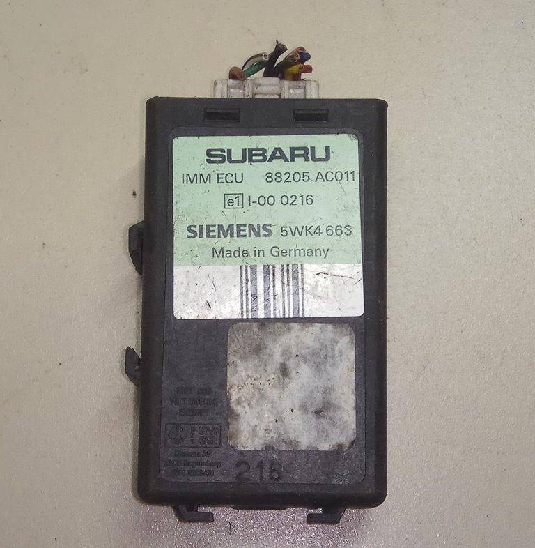 Иммобилайзер к Subaru Outback 88205AC011,5WK4663,1-000216,SIEMENS, 1998, купить | DT-2028527. Фото #1