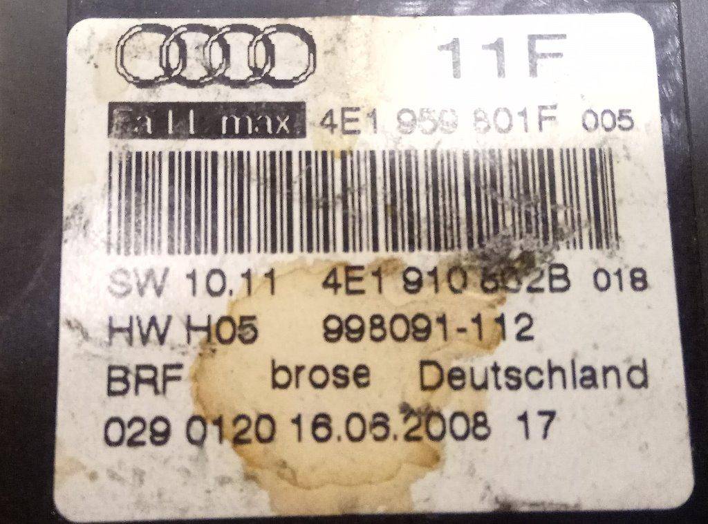 Моторчик стеклоподъемника Audi A8 D3 купить в России