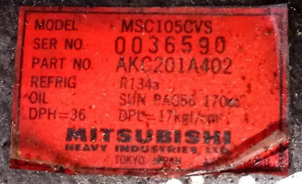 Компрессор кондиционера Mitsubishi Galant 7 купить в Беларуси