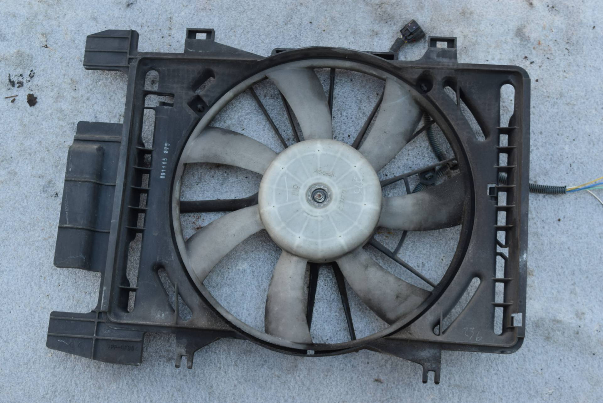Вентилятор радиатора к Toyota Yaris, 2008, купить | DT-H815-54-1. Фото #2