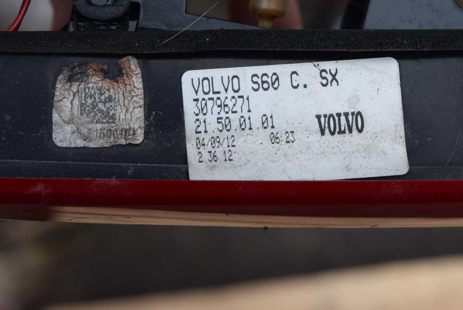 Фонарь крышки багажника левый к Volvo S60 30796271, 2012, купить | DT-DBN9-25-1. Фото #3