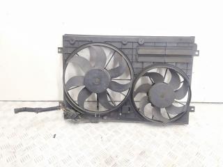 вентилятор радиатора Audi A3 8P/8PA [рестайлинг] 2006, 2.0 л., TDi PD, BKD, дизель, 6МКПП, красный, хетчбэк 3 дв., полный привод, правый руль, 1K0121207A