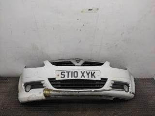 бампер передний Opel Corsa D 2010, 1.2 л., i, A 12 XER, бензин, 5МКПП, белый, хетчбэк 3 дв., передний привод, правый руль, 13273522