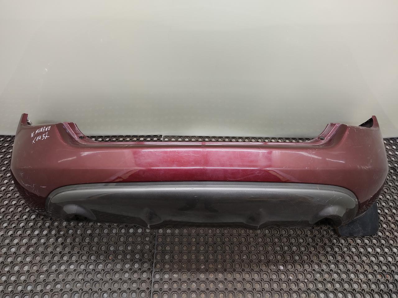 бампер задний Nissan Murano Z50 2005, 3.5 л., i, VQ35DE, бензин, вариатор, красный, внедорожник 5 дв., полный привод, правый руль - фото №1