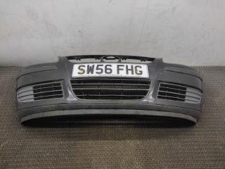 бампер передний Volkswagen Polo 4 поколение [рестайлинг] 2006, 1.2 л., i, BME, бензин, 5МКПП, чёрный, хетчбэк 3 дв., передний привод, правый руль, 6Q0807221C