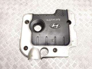 декоративная крышка двигателя Hyundai Santa Fe 2 поколение (CM) CM 2006, 2.2 л., CRDi, D4EB, дизель, АКПП, чёрный, внедорожник 5 дв., полный привод, правый руль, 2924027800