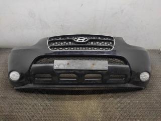 бампер передний Hyundai Santa Fe 2 поколение (CM) CM 2006, 2.2 л., CRDi, D4EB, дизель, АКПП, чёрный, внедорожник 5 дв., полный привод, правый руль, 86511-2B020