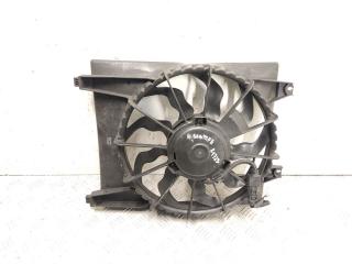 вентилятор радиатора Hyundai Santa Fe 2 поколение (CM) CM 2006, 2.2 л., CRDi, D4EB, дизель, АКПП, чёрный, внедорожник 5 дв., полный привод, правый руль, 97730-2B200
