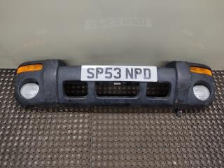 бампер передний Jeep Cherokee 3 поколение KJ 2003, 2.8 л., CRD, ENR, дизель, АКПП, чёрный, внедорожник 5 дв., передний привод, правый руль