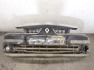 бампер передний Renault Laguna 2 поколение [рестайлинг] 2007, 2.0 л., i, F4R 714, бензин, 5МКПП, синий, хетчбэк 5 дв., передний привод, правый руль