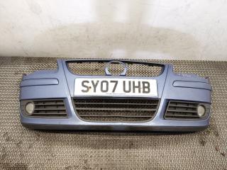 бампер передний Volkswagen Polo 4 поколение [рестайлинг] 2007, 1.2 л., i, BME, бензин, 5МКПП, синий, хетчбэк 3 дв., передний привод, правый руль, 6Q0807221