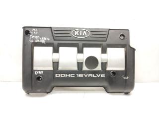 декоративная крышка двигателя Kia Cerato 1 поколение LD 2005, 1.6 л., MPI, G4ED, бензин, 5МКПП, красный, хетчбэк 5 дв., передний привод, правый руль, 2924026710