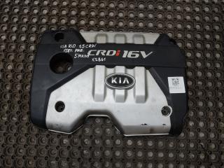 декоративная крышка двигателя Kia Rio 2 поколение JB 2006, 1.5 л., CRDi, дизель, 5МКПП, красный, хетчбэк 5 дв., передний привод, правый руль