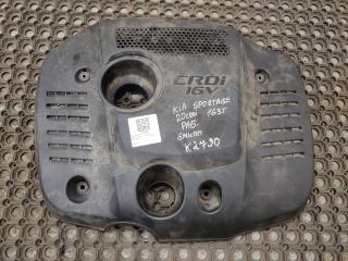 декоративная крышка двигателя Kia Sportage 2 поколение [рестайлинг] JE 2010, 2.0 л., CRDi, D4EA, дизель, 6МКПП, black pearl / 1k, внедорожник 5 дв., полный привод, правый руль, 2924027330