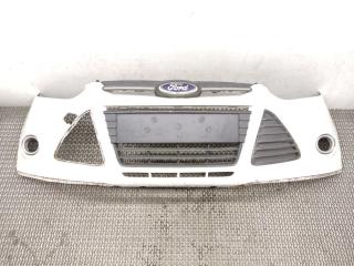 бампер передний Ford Focus 3 поколение 2014, 1.0 л., Ti, M2DA, бензин, 5МКПП, frozen white / 5b, хетчбэк 5 дв., передний привод, правый руль, BM5117757A