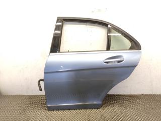 дверь задняя левая Mercedes-Benz C-Класс W204/S204/C204 [рестайлинг] W204 2011, 2.2 л., CDi, OM 651.911, дизель, 6МКПП, indigolithblau / 230, седан, задний привод, правый руль, A2047300105, A2047302100