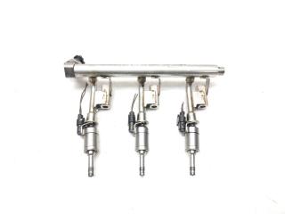 форсунка Ford Focus 3 поколение 2013, 1.0 л., Ti, M2DA, бензин, 5МКПП, frozen white, хетчбэк 5 дв., передний привод, правый руль, CM5G-9H487-HB, 0261555132, 0261500128