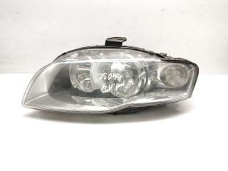 фара левая Audi A4 B7 2007, 2.0 л., TDi, BPW, дизель, 6МКПП, серебро, кабриолет, передний привод, правый руль, 8E0941003BL, 0301219604