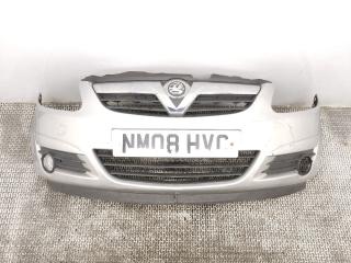 бампер передний Opel Corsa D 2008, 1.4 л., i, Z 14 XEP, бензин, 5МКПП, серебро, хетчбэк 5 дв., передний привод, правый руль, 13211462