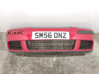 бампер передний Volkswagen Golf 5 поколение 2006, 1.6 л., FSI, BLF, бензин, 6МКПП, красный, хетчбэк 5 дв., передний привод, правый руль, 1K0807221F