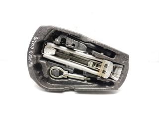 домкрат Volkswagen Polo 4 поколение [рестайлинг] 2009, 1.2 л., i, BBM, бензин, 5МКПП, black magic / lc9z, хетчбэк 5 дв., передний привод, правый руль, 6Q0011031D, 6Q0012115H, 6K0803615G