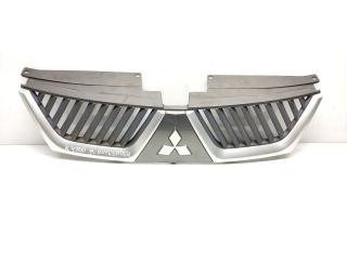 решетка радиатора Mitsubishi Outlander 2 поколение CW 2008, 2.0 л., DiD, BSY, дизель, 6МКПП, medium purplish gray / a39, внедорожник 5 дв., полный привод, правый руль, 7450A037, 7450A038