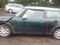 накладка колесной арки задний левый Mini Cooper 1 поколение R50 2003, 1.6 л., i, W10 B16 A, бензин, 5МКПП, зелёный, хетчбэк 3 дв., передний привод, правый руль, 1505869 - фото №3