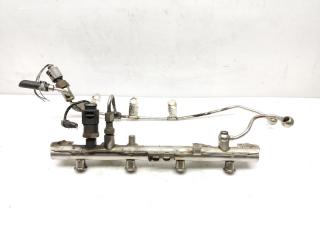 топливная рампа Skoda Octavia 2 поколение (A5) 1Z 2005, 2.0 л., FSI, BLX, бензин, 5МКПП, синий, универсал, полный привод, правый руль, 06D133317F, 06D906051A