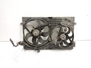 вентилятор радиатора Volkswagen Golf 4 поколение 2002, 1.9 л., TDi PD, ASZ, дизель, 6МКПП, чёрный, хетчбэк 5 дв., передний привод, правый руль, 1J0121207M