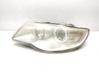 фара левая Volkswagen Touareg 1 поколение [рестайлинг] 2007, 2.5 л., TDi PD, BPE, дизель, АКПП, atacamagrau / lr7p, внедорожник 5 дв., полный привод, правый руль, 1LL247032, 7L6941031A