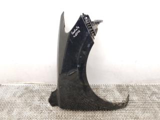 крыло переднее правое Hyundai Santa Fe 2 поколение [рестайлинг] CM 2010, 2.2 л., CRDi, D4HB, дизель, 6МКПП, чёрный, внедорожник 5 дв., полный привод, правый руль, 66320-2B500