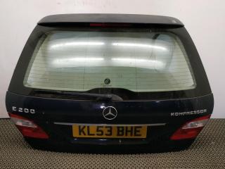 крышка багажника (дверь 3-5) Mercedes-Benz E-Класс W211/S211 S211 2003, 1.8 л., Kompr, M 271.941, бензин, АКПП, синий, 904u, универсал, задний привод, правый руль, A2117400205