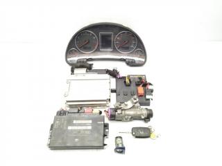 блок управления двигателем Audi A4 B6 2004, 1.8 л., Ti, BEX, бензин, 6МКПП, синий, седан, передний привод, правый руль, 8E0907411, 8E0959433BD, 4B0905851G, 8E0907279F