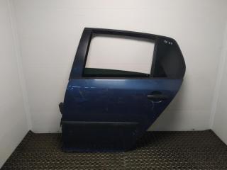 дверь задняя левая Volkswagen Golf 5 поколение 2005, 2.0 л., TDi, BKD, дизель, 6МКПП, синий, хетчбэк 5 дв., передний привод, правый руль