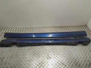 накладка на порог Mercedes-Benz C-Класс W203/S203/CL203 CL203 2002, 2.2 л., CDi, OM 611.962, дизель, 6МКПП, синий, хетчбэк 3 дв., задний привод, правый руль, A2036900640, A2036900540