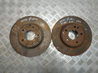 диск тормозной передний Mercedes-Benz C-Класс W203/S203/CL203 [рестайлинг] CL203 2004, 2.2 л., CDi, OM 646.962, дизель, 6МКПП, серебро, хетчбэк 3 дв., задний привод, правый руль