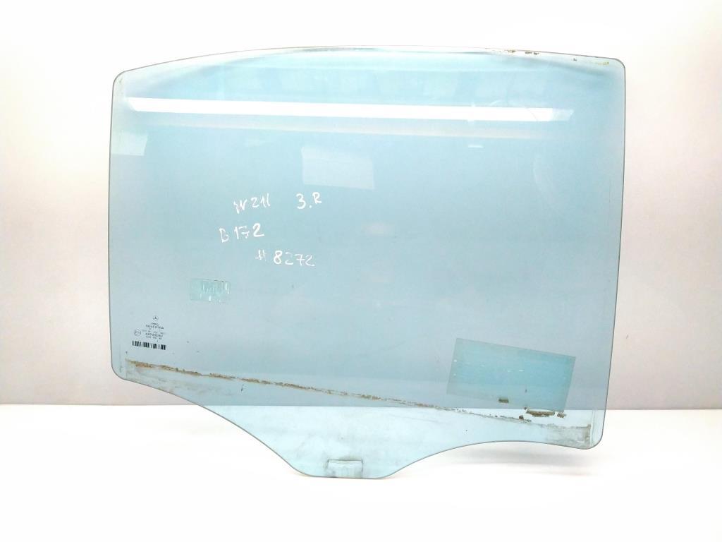 стекло двери задней правой Mercedes-Benz E-Класс W211/S211 2003, 2.2 л., CDi, OM 646.963, дизель, АКПП, серебро, 744u, седан, задний привод, правый руль, A2117350610 - фото №1