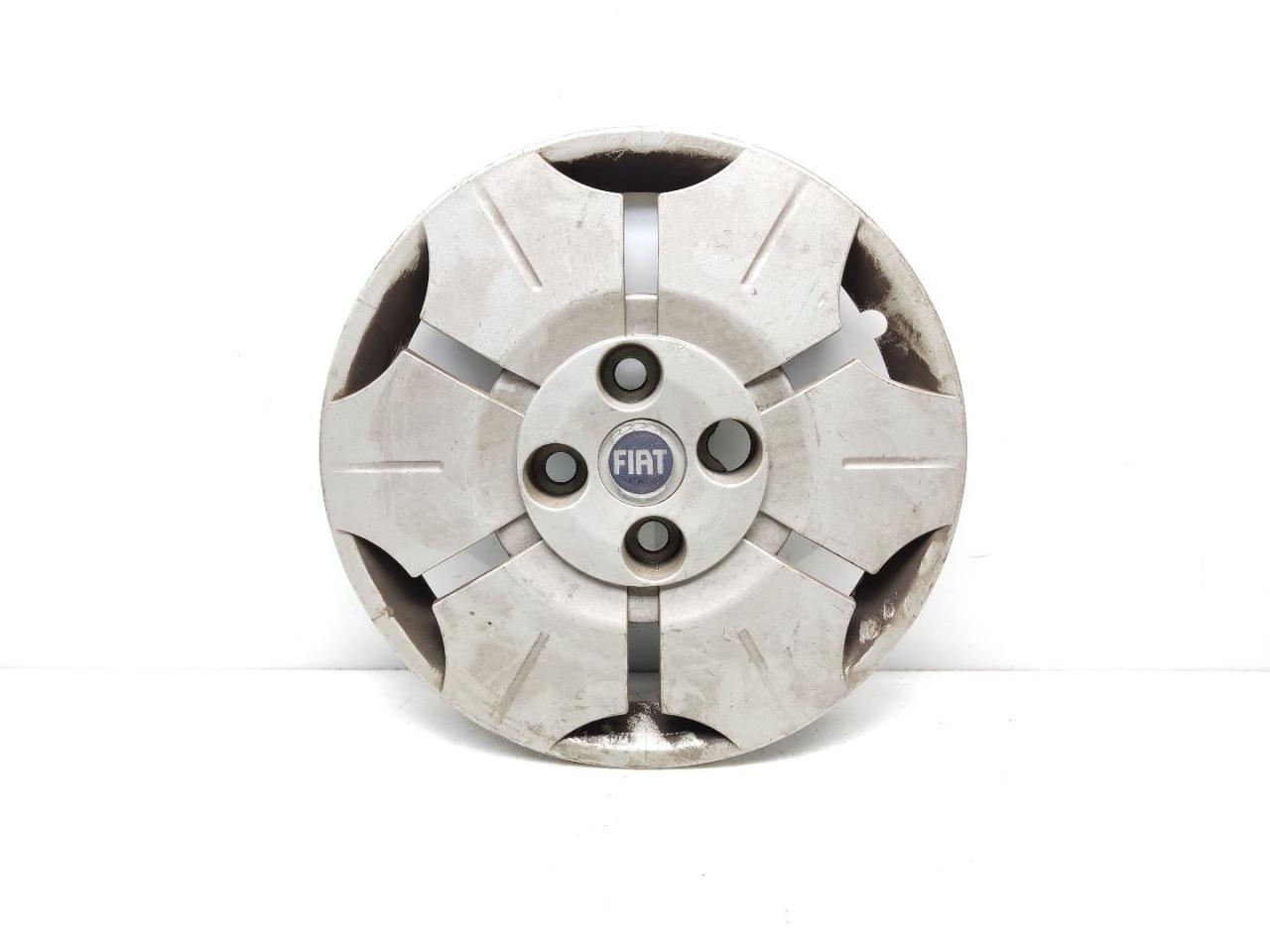 колпак колесный Fiat Panda 2 поколение 2007, 1.1 л., i, 187 A1.000, бензин, 5МКПП, grigio steel / 647, хетчбэк 5 дв., передний привод, правый руль, 7353742290 - фото №1