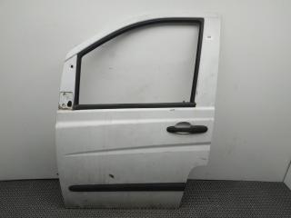 дверь передняя левая Mercedes-Benz Vito W639 2004, 2.2 л., CDi, OM 646.982, дизель, 6МКПП, белый, микроавтобус, задний привод, правый руль