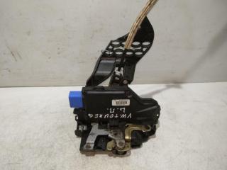 замок двери передней левой Volkswagen Touareg 1 поколение 2004, 2.5 л., TDi PD, BAC, дизель, 6МКПП, black magic / lc9z, внедорожник 5 дв., полный привод, правый руль, 3D2837015