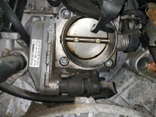 заслонка дроссельная Mercedes-Benz CLK-Класс W208/A208 C208 1998, 3.2 л., i, M 112.940, бензин, АКПП, голубой, 935, купе, задний привод, правый руль, 1121410025, 0205003046